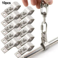 Abrazaderas De Tubo De Acero Inoxidable SS304 Ajustables Para Instalación De Red De Sombrilla 16mm a 26mm Pole Clip Para Ventanas - details 1