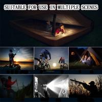 MiniLinterna LED Recargable COB+XPE Torcha Portátil Táctica Con Enfoque Zoomable Linterna De Emergencia Para Camping - details 13