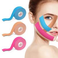 Cinta De Kinesiología Elástica Para Rostro 2.5CM X 5M Lifting De V Line Neck Y Ojos Eliminador De Arrugas Herramienta De Cuidado De La Piel Facial - details 0