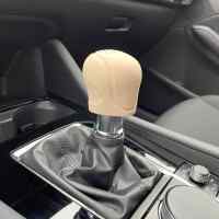 Banner - Funda Pomo cambios marcha coche silicona suave 5 marchas beige
