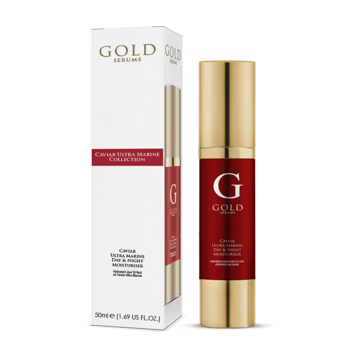 Crema Hidratante de Día y Noche con Caviar de Gold Serums - 1