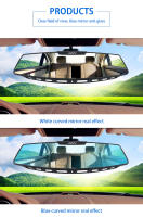 Espejo Retrovisor De Ancho SEAMETAL Para Coche Interior Espejo Retrovisor Curvo HD Antigolpe Universal Con Clip Para Auto Y Bebé - details 10