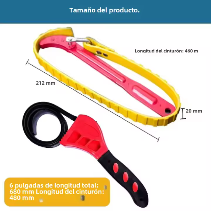 Ajustable Correa Abrazadera Herramienta De Desmontaje De Cartridaje Abrazadera De Aceite Correa De Escobilla Herramienta De Desmontaje Para Coche - 1