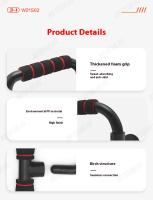 Soporte De Push up H-Shaped Desmontable Equipo De Fitness Para Entrenamiento De Músculo Pecho Eje I De Espuma Para Hogar - details 4
