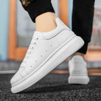 Zapatos De Cuero Blanco Para Hombre Zapatillas Deportivas Transpirables Plataforma Casual Para Caminar Y Correr Zapatos De Tenis Para Mujer - details 12