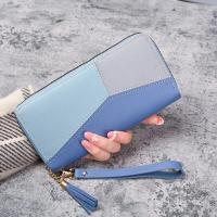 Carteras de Cuero PU with Cremallera para Mujer, Monedero Largo, tarjetero, billetera plegable - details 1