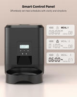 Dispensador Automático De Comida Para Mascotas 2L Para Gatos Y Perros Con Mediciones Regular Y Register Incluye Tazón De Comida - details 3