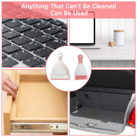 Mini Escoba Y Cepillo De Polvo Set Portátil Para Limpieza De Mesas Y Teclados Herramientas Multipropósito Para Limpiar Rastros En La Mesa De Comedor Y Computadora - details 9