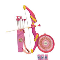 Juego De Tiro Deportivo Para Niños Arco Y Flechas Juguetes De Exterior Regalo De Cumpleaños Y Navidad Desarrolla La Habilidad De Agarrar Y Moverse - details 7