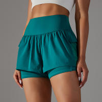Shorts Deportivos De Mujer Para Gimnasio Y Tenis Con Bolsillos Pantalones Elásticos De Yoga Y Golf Entrenamiento Correr - details 32