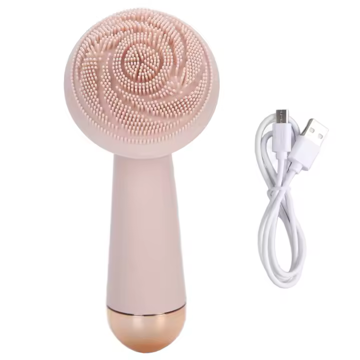 Cepillo Limpiador Facial Anti-Irritación Masajeador de Silicona Potencia la Absorción del Sérum - 1