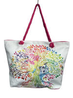 Bolso de Playa MEJORADA árbol de la Vida Grande - details 6