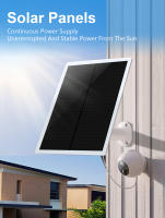 Cargador De Paneles Solares Portátiles 5V 6W Con USB Micro Y Tipo-C Para Cámara De Seguridad Y Sistema De Iluminación Doméstica Pequeña - details 0