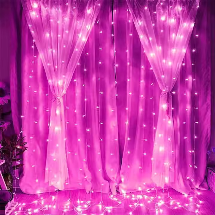 Luces De Encaje LED Con Control Remoto USB Para Decoración De Navidad Boda Y Jardín 8 Modos Guirnalda De Navidad Fairy - 1
