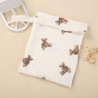Bolsa De Diapos Para Bebé De Algodón Orgánico Impreso Doble Capa Multifuncional Bolsa De Mano Para Mamá Bolsa Colgante Para Botella De Bebé - details 14