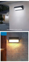 Lámpara De Pared Exterior LED Impermeable IP66 Con Sensor De Movimiento Iluminación Moderna Para Porche Balcón Jardín - details 11
