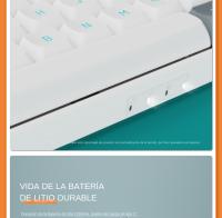 Teclado Mecánico De Juego Aigo GD110 110 Teclas Con Switch Rojo Y Cable USB Tipo-c Teclado Gamer Recargable Sin Retroiluminación - details 14