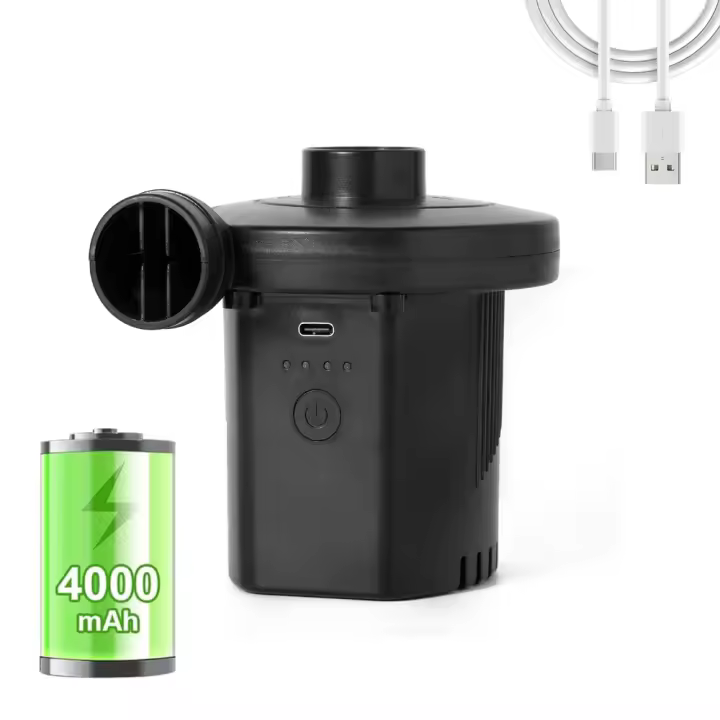 Práctico Inflador de Aire Eléctrico Recargable 4000 Mah | Inflador de Coche y Hogar - 1