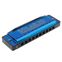Harmonica Blues De 10 Agujeros 20 Aros Para Principiantes Con Placa De Arcilla De Cobre Marrón / Negro Regalo De Órgano De Bocina - details 3