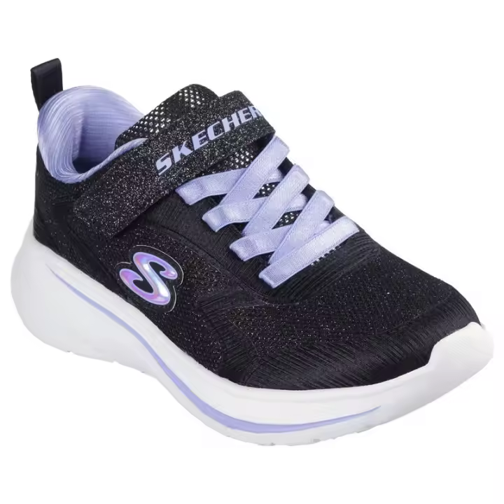Zapatillas Deportivas Niña Skechers Wave 92 en color Negro y Violeta-303557L/BLK SKECHERS - 1
