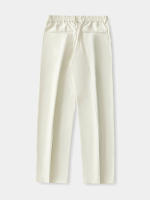 Nuevos Pantalones Casuales Para Hombre Verano 2023 Poliéster Transpirable Moda Coreana Cintura Semi-Ancha Pierna Recta Suelta - details 7