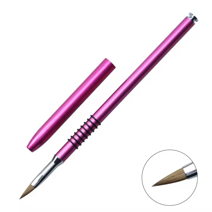 Kit De Pincel Para Manicura Artística 3D Con Cristales De Uñas Pincel De Pintura Para Uñas Nylon Unidad De Venta - 1