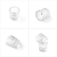 Vaso De Vidrio Para Uñas 1 Pieza Contenedor De Polvo De Uñas Acrílicas Dishes De Líquido Transparente Herramientas De Manicura - details 1
