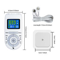 Estimulador Muscular Tens Con 12 Modos Masajeador Eléctrico EMS Acupuntura Terapia Digital Para Adelgazamiento Máquina De Electroestimulación - details 6