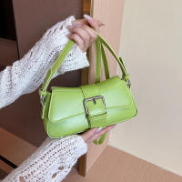 Bolso Bandolera De Cuero Sólido Para Mujer Estilo Lujo Diseñador Bolso De Hombro Underarm Moda 2024 Bolsos Y Monederos Para Dama - details 7