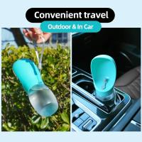 Botella Portátil Para Perros Y Gatos Pequeños Medianos Y Grandes Con Cuencos De Beber Para Caminar Y Viajar a La Montaña Resistente Al Desbordamiento Y Durable Con Textura Frosted - details 10