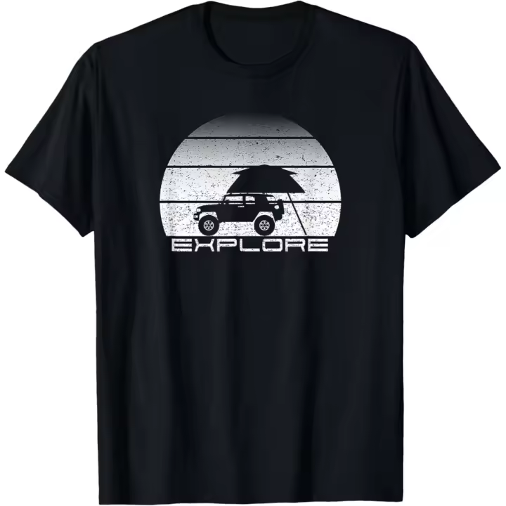 Camiseta de Manga Corta, 100% Algodón, Ropa Unisex para Hombres y Mujeres en 5 Tallas, Camiseta Negra, Cuello redondo con estampado. - 1