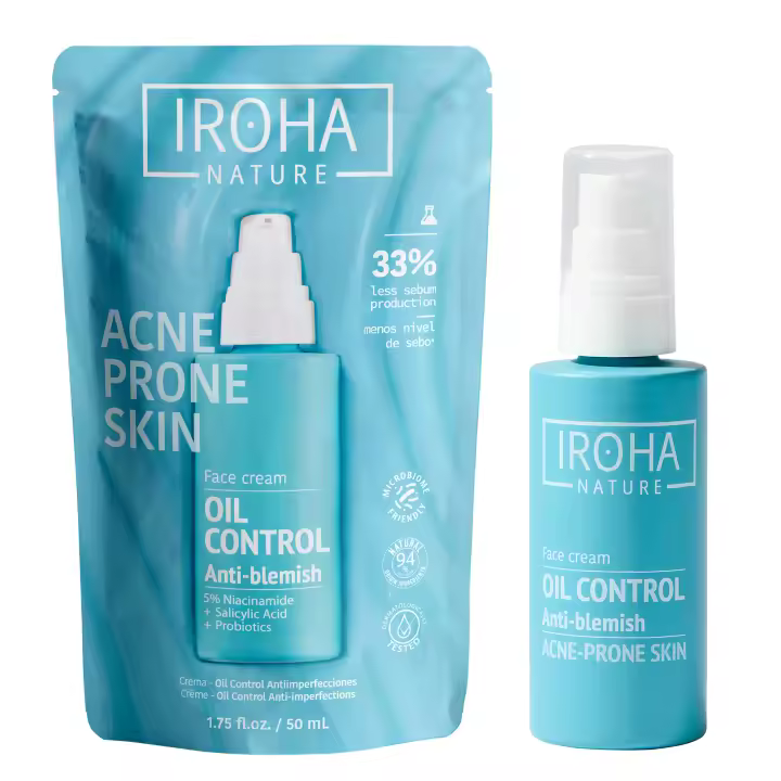 IROHA NATURE CREMA OIL CONTROL ANTIIMPERFECCIONES ÁCIDO SALICÍLICO - 1