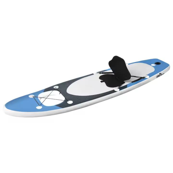 vidaXL Set de Tabla de Paddle Surf Hinchable Marino 300x76x10 cm Piscina Color Azul mar,  Verde,  Negro y mas - 1