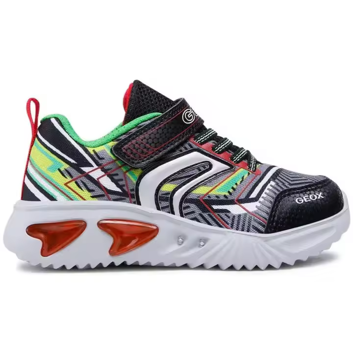 Zapatillas Geox Assister Negro Niño - 1