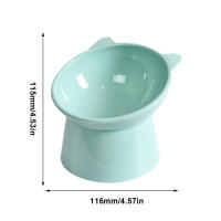 Tazón De Agua Para Gatos Con Patas Altas Y Diseño Diagonal Protección De La Columna Vertebral Accesorios Para Mascotas Alimentos Para Perros Y Gatos - details 18