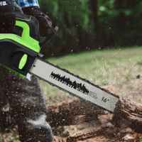 Motosierra eléctrica sin escobillas de 16 pulgadas, herramienta de poda portátil de 2200W, recargable, inalámbrica, para batería Makita de 18V - details 5