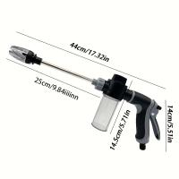 Pistola De Espuma Para Lavar Coche Electroplata Hogar Herramienta De Ducha Para Jardín Lanzador De Agua Del Mercado Mayorista - details 2