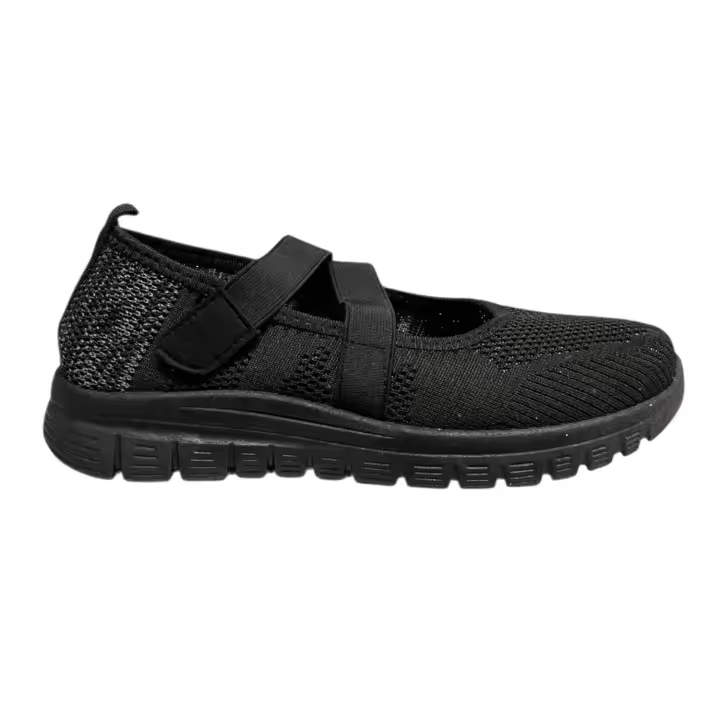 Deportiva Sport Velcro Negro - 1