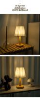 Lámpara De Mesa Nórdica Plegable Con USB 5V Y 220V Luz Nocturna Para Decoración Del Hogar Y Ambiente De Dormitorio - details 6