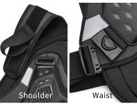 Chaleco Protector De Espalda WOSAWE Para Motociclistas Adulto Protección De Columna Y Pecho Para MTB Y Motocross Chaleco Protector Corporal Para Chaqueta De Motocicleta - details 5