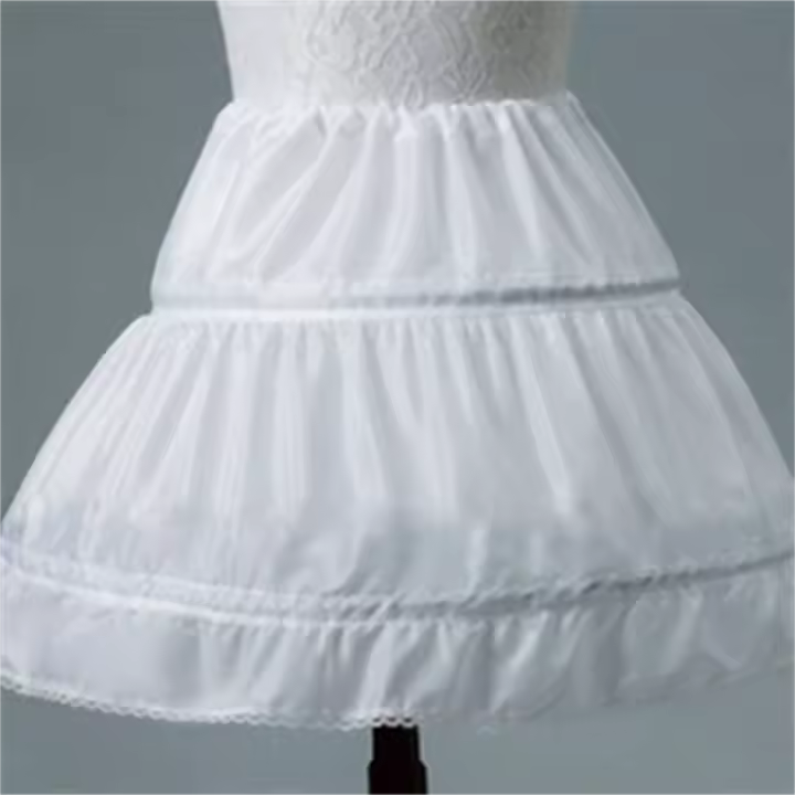Falda Tútulo Para Niñas Vestido Corto De Fiesta Cosplay Jupon Fille Lolita Ballet Poliéster Mini Talla Unica Para Niñas - 1