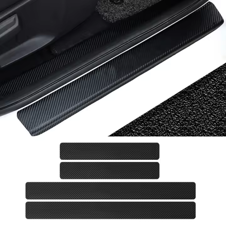 Pegatina De Banda De Acceso Para Puerta De Coche En Fibra De Carbono Para VW Volkswagen Golf Polo Passat Tiguan Jetta Touran T-Roc Scirocco - 1