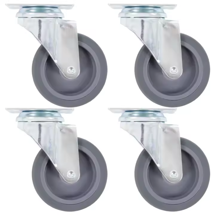 vidaXL Ruedas giratorias 12 unidades 75 mm - 1