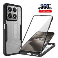 Funda Transparente De Teléfono 360 Grados Para Xiaomi 14T 13T pro Poco X6 F6 F5 M6 pro Protección Completa Antichoque Y Anti- Rayones - details 0