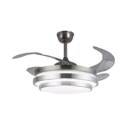 BEL AIR HOME - Ventilador de Techo Selene: Aspas Desplegables, Luz LED 36W y Motor DC - 1