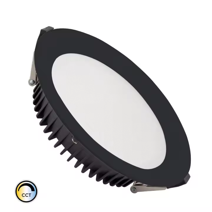 Ledkia Downlight LED 42W SAMSUNG Aero Slim CCT Seleccionable 130 Lm/w UGR17 LIFUD Negro - 1