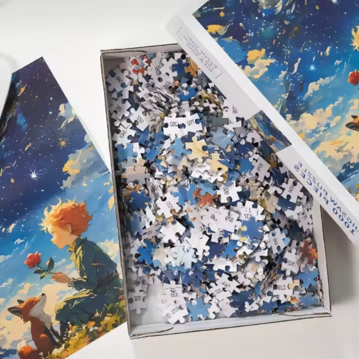 Rompecabezas De 1000 Piezas Para Adultos Estilo Cartoon Juguete Inteligente Reductor De Estrés Regalo De Festival Para Niño - 1