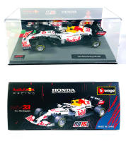 Modelo De Coche F1 Bburago 2021 Red Bull Racing RB16b No.11 No.33 Verstappen Perez a Escala 1:43 Metal Sin Batería Para Coleccionistas - details 16