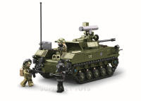 Nuevos Bloques De Construcción Sluban 530PCS Vehículo De Combate Con Paracaídas BMD-2S Modelo Militar Educativo Para Niños - details 2