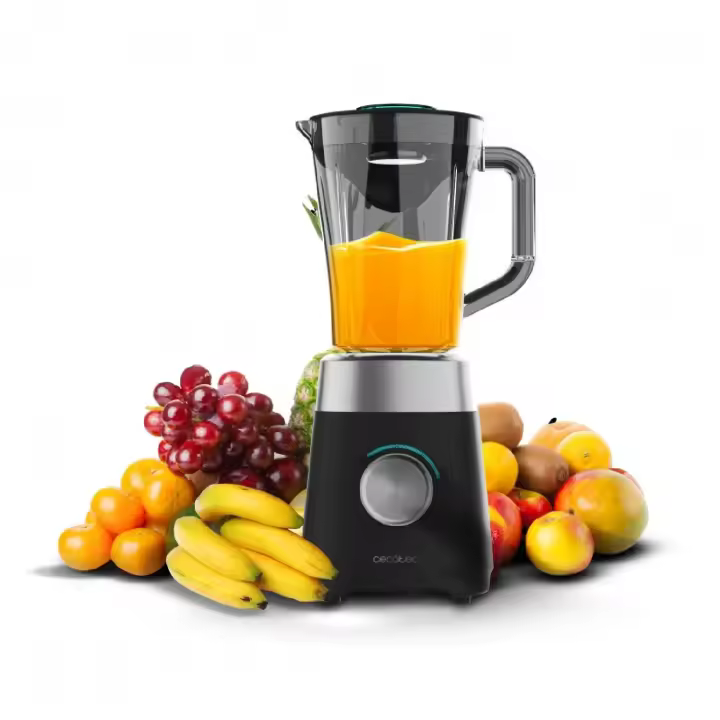Cecotec Batidora de vaso Power Black Titanium 1300MAX B - 1